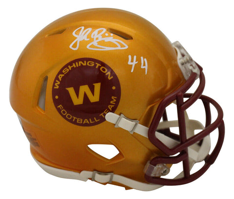 John Riggins Signed Washington Football Team Flash Mini Helmet Beckett 35589