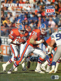 Keith Kartz Signed Denver Broncos 1989 AFC Champions Program BAS 45484