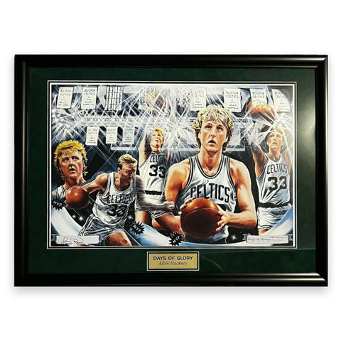 Larry Bird Signed Autographed LE /500 20x30 Photo Framed to 24x34 Switser Sports