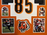 FRAMED CINCINNATI BENGALS CHAD JOHNSON AUTOGRAPHED JERSEY BECKETT HOLO