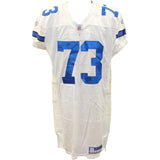 Larry Allen Signed Cowboys Game Issued Reebok 50 White Jersey JSA 48472