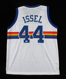 Dan Issel Signed Denver Nuggets Jersey (JSA COA) Ex Kentucky Wildcat HOF Center