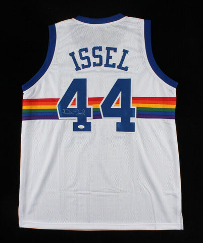 Dan Issel Signed Denver Nuggets Jersey (JSA COA) Ex Kentucky Wildcat HOF Center