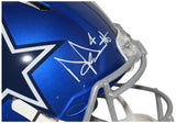 Dak Prescott Autographed Dallas Cowboys Authentic Flash Helmet BAS 34229