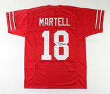 Tate Martell Signed Ohio State Buckeyes Red Jersey (JSA COA) OSU QB (2017-2018)