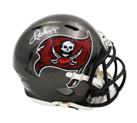 Warren Sapp Signed Tampa Bay Buccaneers Throwback (1997-2013) NFL Mini Helmet