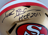 Deion Sanders Signed 49ers F/S 64-95 Speed Helmet w/HOF-Beckett W Hologram