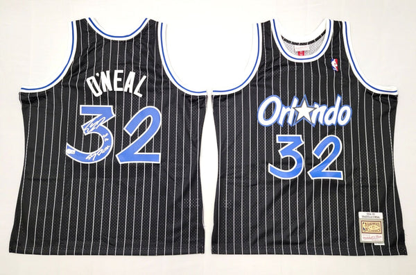 Shaquille O'Neal Signed Magic 1994-95 M&N Jersey W/HOF 16 & Shaq Diesel Beckett