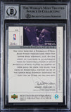 Lakers Shaquille O'Neal Signed 2000 SP Game Floor #SO Card Auto 10! BAS Slabbed