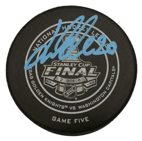 Lars Eller Signed Washington Capitals Official Stanley Cup Puck FAN 23771