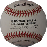 Lee Smith Signed Chicago Cubs National League Baseball Toning BAS 44707