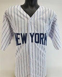 J A Happ New York Yankee Signed Jersey (JSA COA) 2008 World Series Champ Pitcher