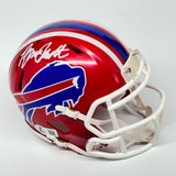 BRUCE SMITH SIGNED AUTOGRAPHED BUFFALO BILLS RED MINI HELMET BECKETT