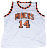 NATE TINY ARCHIBALD SIGNED UTEP MINERS #14 BASKETBALL JERSEY BECKETT