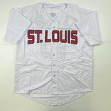 Autographed/Signed TONY LA RUSSA St. Louis White Baseball Jersey JSA COA Auto