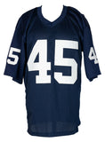 Rudy Ruettiger Signed Custom Blue College Style Football Jersey JSA ITP