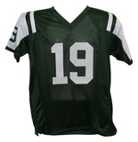 Keyshawn Johnson Autographed/Signed Pro Style Green XL Jersey JSA 28619