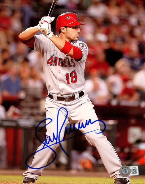 Sean Rodriguez Autographed Anaheim Angels 8x10 Photo Beckett 46277