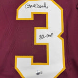 Framed Autographed/Signed Mark Moseley 35x39 82 MVP Washington Jersey BAS COA