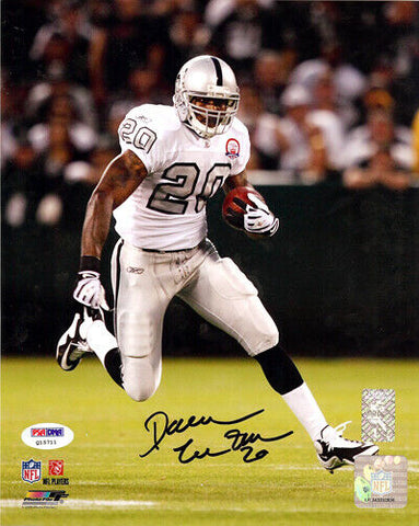 DARREN MCFADDEN AUTOGRAPHED SIGNED 8X10 PHOTO OAKLAND RAIDERS PSA/DNA 21188