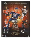 Connor McDavid Autographed "5X Art Ross" 16x20 Photo UDA