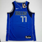 Autographed/Signed Luka Doncic Dallas Mavericks Blue Authentic Jersey Panini COA