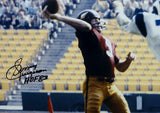 Sonny Jurgensen HOF Signed Redskins 16x20 Passing Against Rams Photo- JSA W Auth