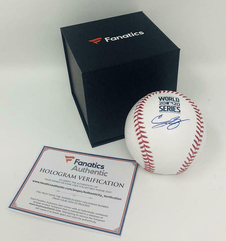 CODY BELLINGER Autographed Dodgers 2020 World Series Baseball FANATICS