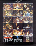 1978-79 NBA Champions Supersonics Auto Poster Photo 9 Sigs Fred Brown MCS 51045