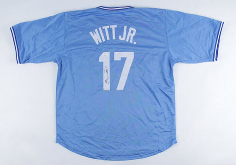 Bobby Witt Jr. Signed Kansas City Royals Jersey (JSA COA) 2019 #2 Overall Pick