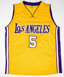 Robert Horry Signed Los Angeles Lakers Jersey (Beckett) 7xNBA Champion Forward