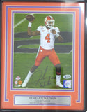 DESHAUN WATSON AUTOGRAPHED SIGNED FRAMED 8X10 PHOTO CLEMSON BECKETT 123686