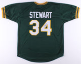 Dave Stewart Signed Oakland Athletics Jersey (JSA COA) 3xWorld Series Champion