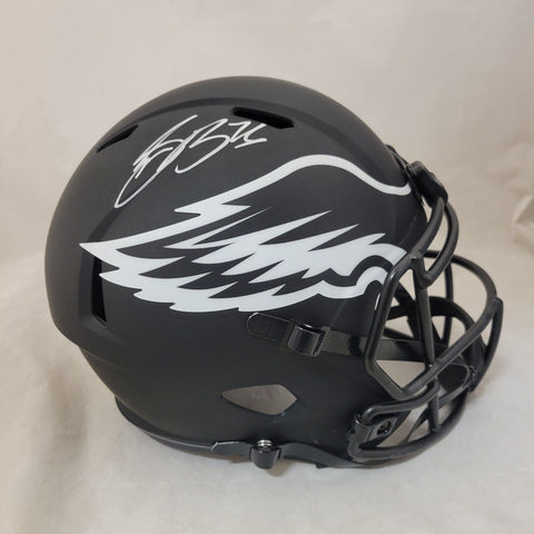 SAQUON BARKLEY SIGNED PHILADELPHIA EAGLES F/S ECLIPSE SPEED REPLICA HELMET BAS