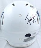 B.Sanders/Gore/Smith/Peterson Autographed NFL F/S Speed Authentic Helmet-BAWHolo