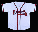 Steve Avery Signed Braves Jersey (JSA COA) #4 Starter w/Maddux, Smotlz,& Glavine