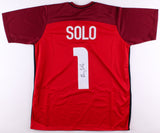 Hope Solo Signed Team USA Women's Soccer Jersey (JSA COA) 2xGold Medalist