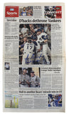 D-Backs Luis Gonzalez "Game 7 GW Hit" Signed USA Today Newspaper BAS #WU04950