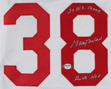 Gary Nolan Signed Cincinnati Jersey Inscribed Reds HOF / 2xW.S Champ (PSA COA)