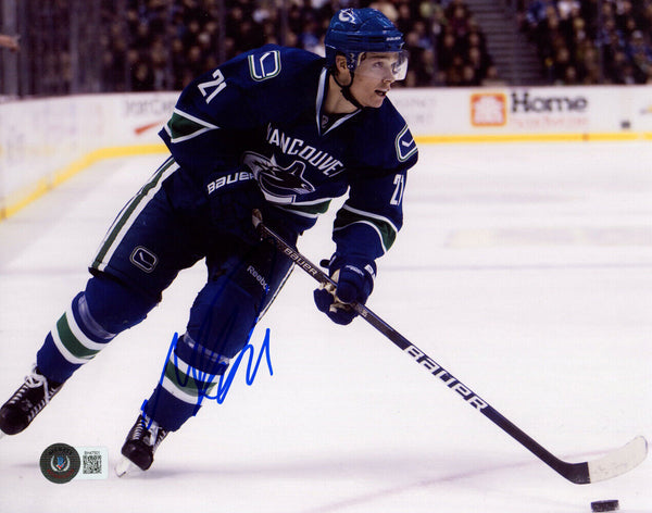 Mason Raymond Signed Vancouver Canucks 8x10 Photo Beckett 46301