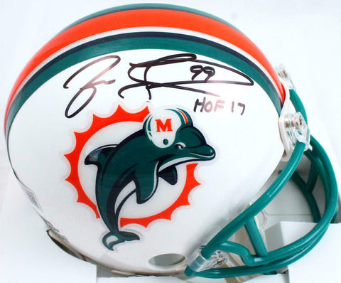 Jason Taylor Autographed Miami Dolphins 97-12 Mini Helmet w/HOF-Beckett W Holo