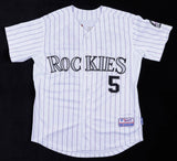 Carlos Gonzalez Signed Colorado Rockies Majestic MLB Jersey (Beckett COA)