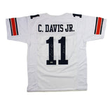 Chris Davis Jr. Signed Auburn Custom White Jersey w/ Kick Six