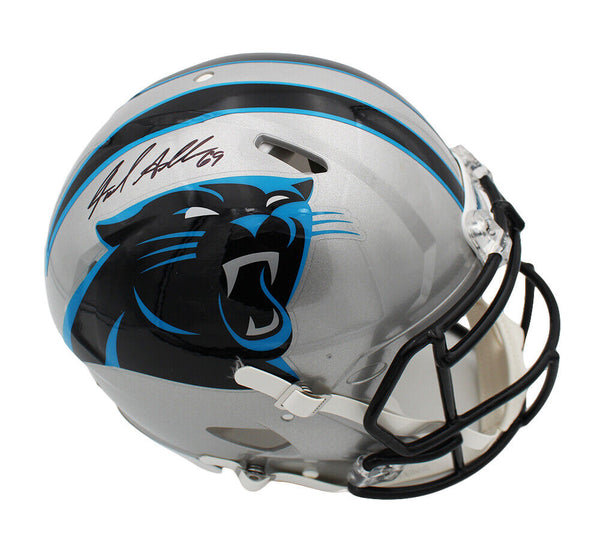 Jared Allen Signed Carolina Panthers Speed Authentic NFL Helmet with "To Jordan"