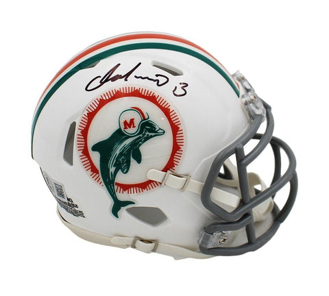 Dan Marino Signed Miami Dolphins Speed Tribute NFL Mini Helmet