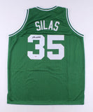 Paul Silas Signed Boston Celtics Nickname Jersey (PSA COA) "Ol' Grizzley Bear"