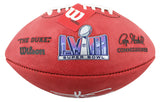 Travis Kelce Signed SB LVIII Logo Official "The Duke" Nfl Football BAS Witnessed