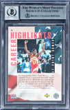 Hawks Dominique Wilkins Signed 1994 Upper Deck USA #76 Card Auto 10! BAS Slabbed