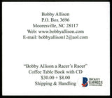 Bobby Allison NASCAR Authentic Signed 3.25x3.75 Promotional Card BAS #E49025