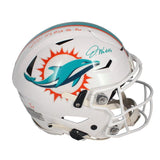 Jaylen Waddle Autographed "Go Fins" Authentic Speed Flex Helmet Fanatics LE 1/17